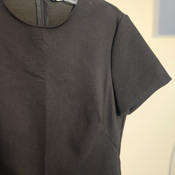 Zara | Women's Classic Little Black Mini Cocktail Dress (US Size Large) - Picture 5 of 10